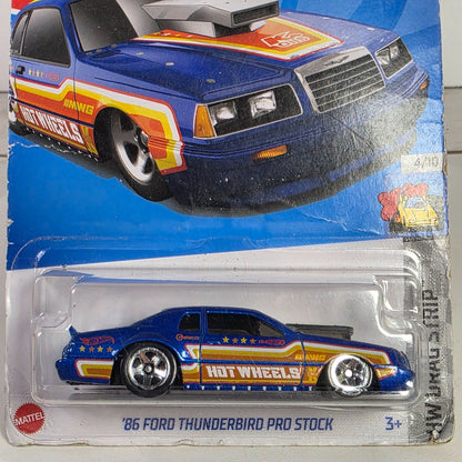 Hot Wheels 67 Ford Mustang Coupe & 86 Ford Thunderbird Pro Stock Die-Cast Cars  Limited Edition  Packaged Collectibles