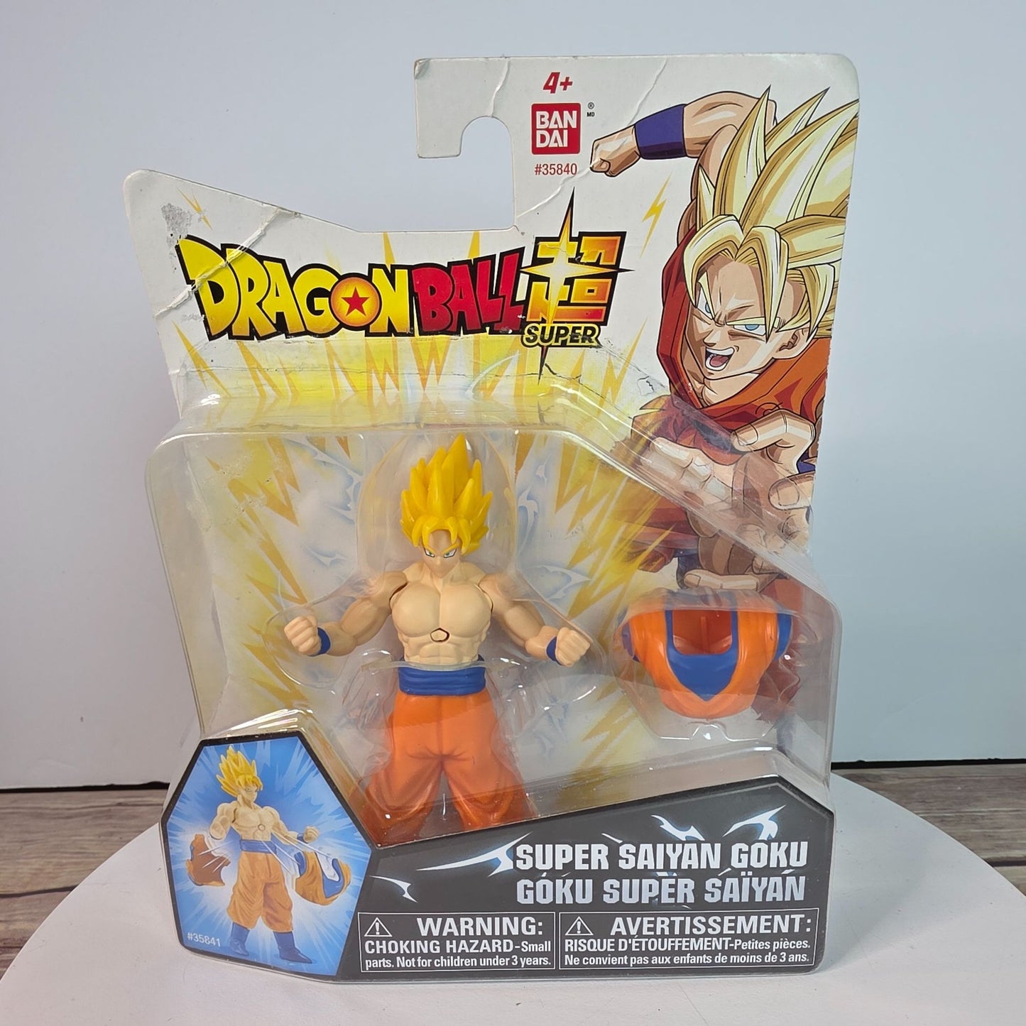 Dragon Ball Super Saiyan Goku Action Figure 35840 By Bandai