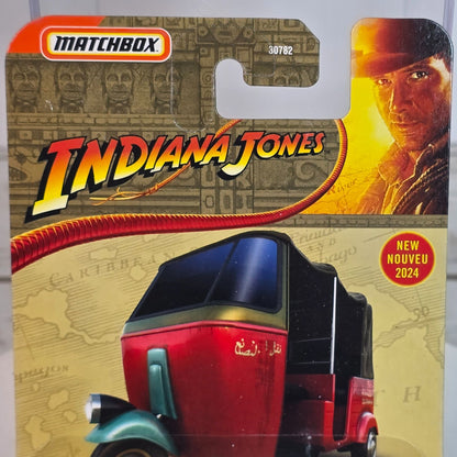 Matchbox Indiana Jones MBX Tangiers Tuk Tuk Red & Green Die-Cast Vehicle Limited Edition 51/10