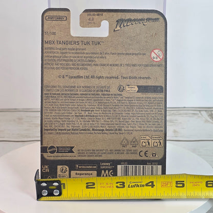 Matchbox Indiana Jones MBX Tangiers Tuk Tuk Red & Green Die-Cast Vehicle Limited Edition 51/10