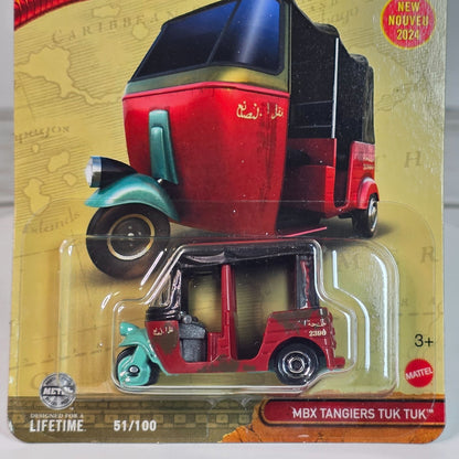Matchbox Indiana Jones MBX Tangiers Tuk Tuk Red & Green Die-Cast Vehicle Limited Edition 51/10