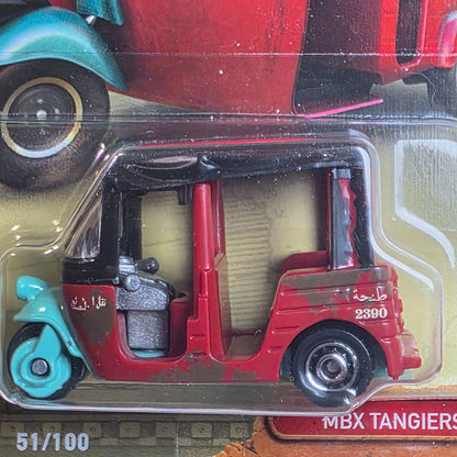 Matchbox Indiana Jones MBX Tangiers Tuk Tuk Red & Green Die-Cast Vehicle Limited Edition 51/10
