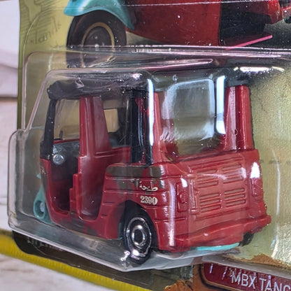 Matchbox Indiana Jones MBX Tangiers Tuk Tuk Red & Green Die-Cast Vehicle Limited Edition 51/10