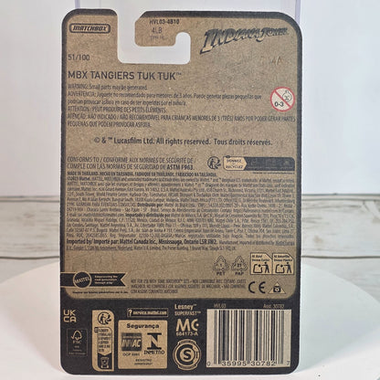 Matchbox Indiana Jones MBX Tangiers Tuk Tuk Red & Green Die-Cast Vehicle Limited Edition 51/10