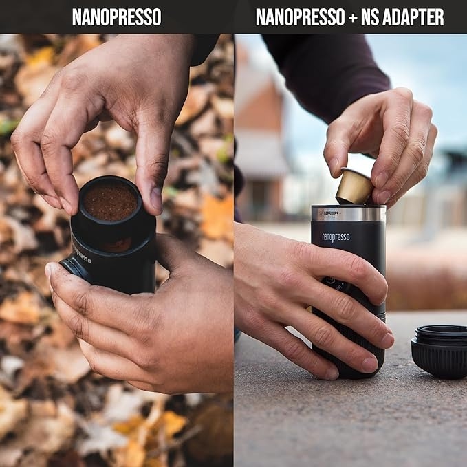 Wacaco Nanopresso Portable Espresso Machine With NS Adapter