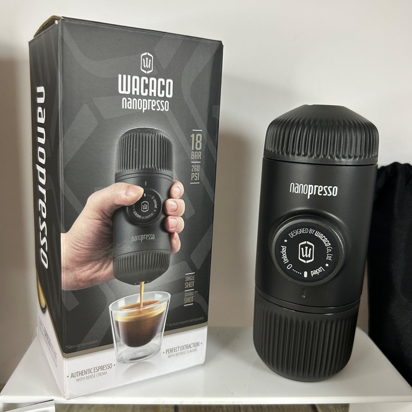 Wacaco Nanopresso Portable Espresso Machine With NS Adapter