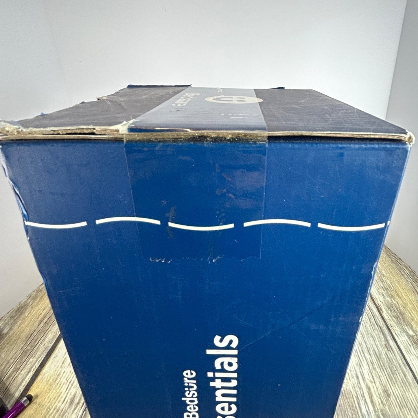 Bedsure Wearable Blanket Sherpa Fleece Blue