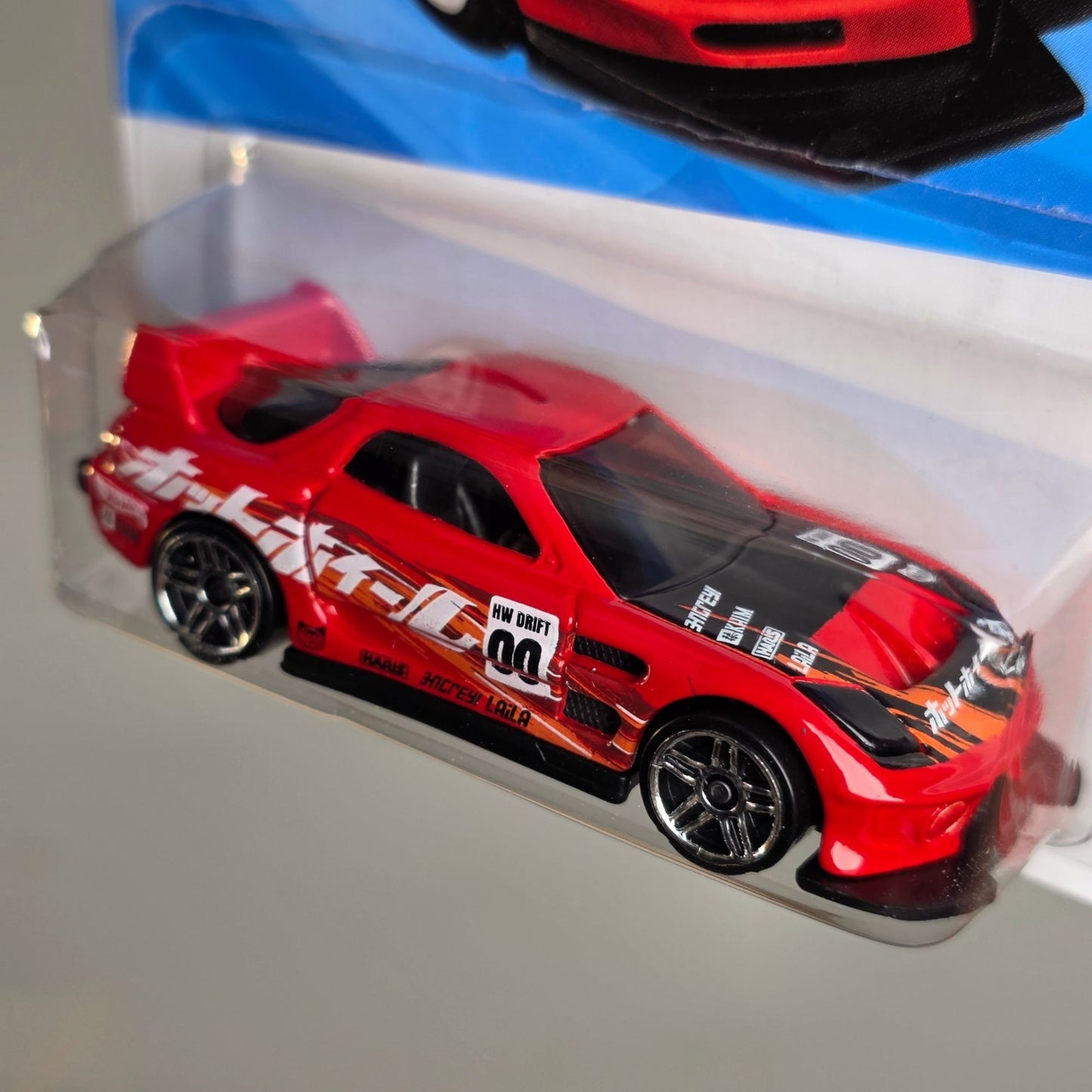 Hot Wheels 24/Seven Red Toy Car 38/250 Mattel Night Speed Series Sealed Collectible