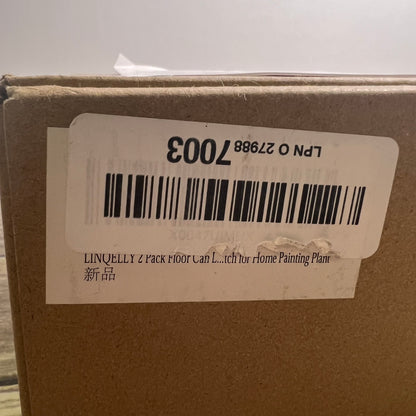 LINQELLY 2 Pack Floor Can Light Indoor  3000K Blubs Included