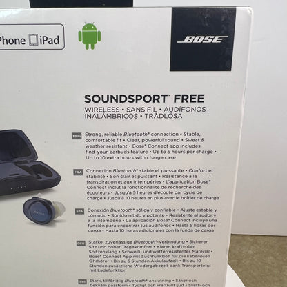 NEW NIB BOSE SoundSport Free Wireless EarBuds Headphones