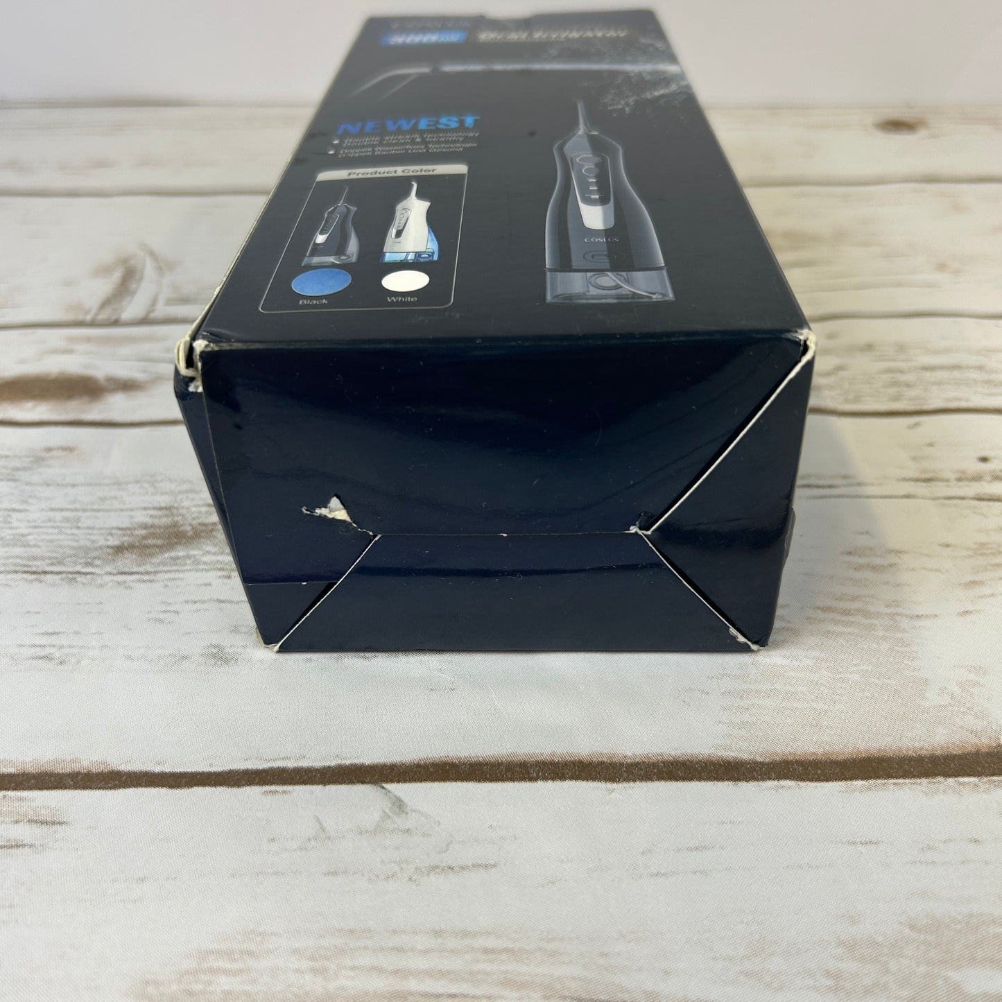 NIOB New COSLUS Cordless Water Dental Flosser, Portable Teeth Pick, 300ML Rechargeable Tooth Irrigator for Teeth Cleaning, Black