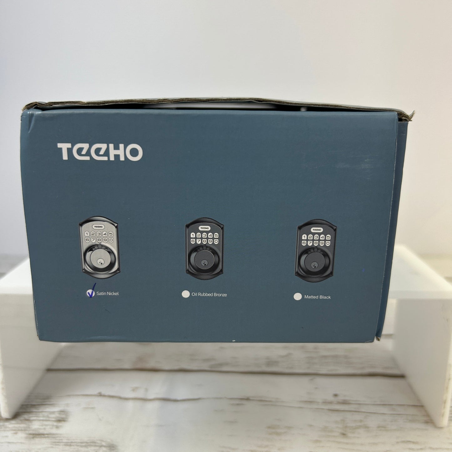 Teeho TE001 Keypad Digital Deadbolt Lock Satin Nickel