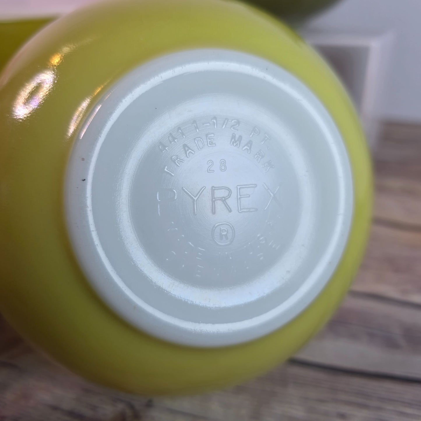 Pyrex Verde Green Cinderella Nesting Glass Bowls Set Of 3