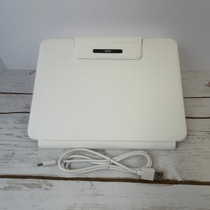 New ESR iPad Pro 11 Inch Case with Keyboard (M4, 2024), iPad Pro 11(5th Gen) Keyboard Case with Easy-Set Magnetic Stand, Portrait/Landscape Modes, Removable Protective Case, Rebound 360 Series, White