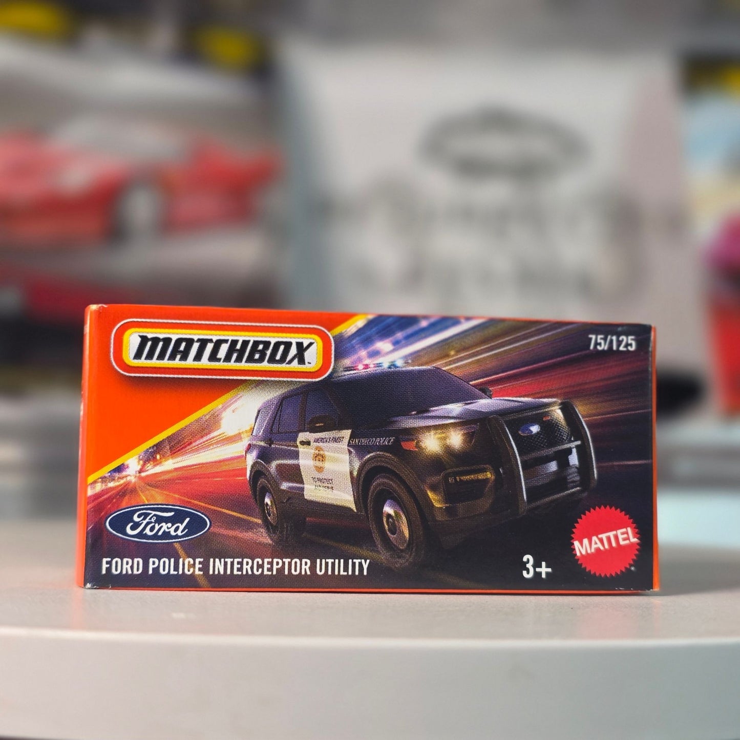 Rare Matchbox Mini Ford Police Interceptor Utility Small Box MOC