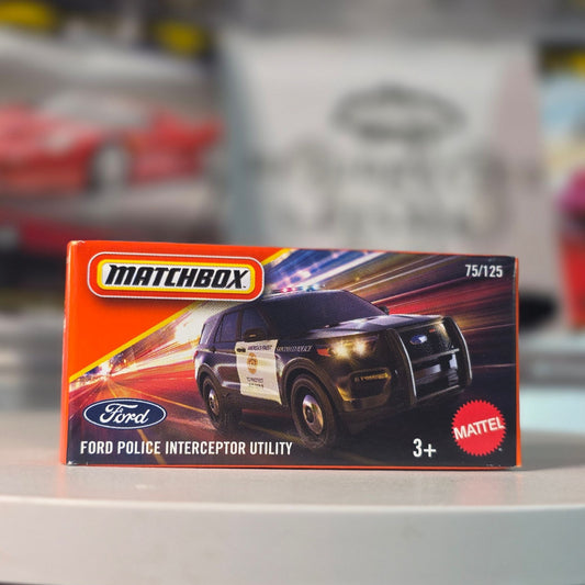 Rare Matchbox Mini Ford Police Interceptor Utility Small Box MOC
