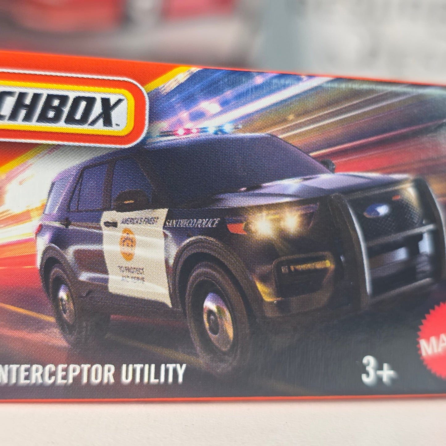 Rare Matchbox Mini Ford Police Interceptor Utility Small Box MOC