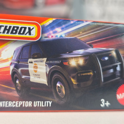 Rare Matchbox Mini Ford Police Interceptor Utility Small Box MOC