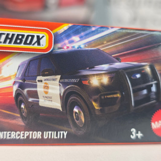 Rare Matchbox Mini Ford Police Interceptor Utility Small Box MOC