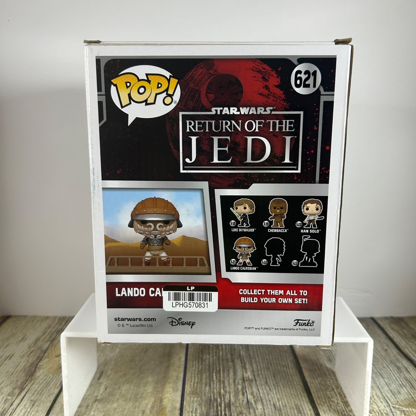 Funko Pop! Star Wars Jabbas Skiff Lando Calrissian #621 Exclusive Figure