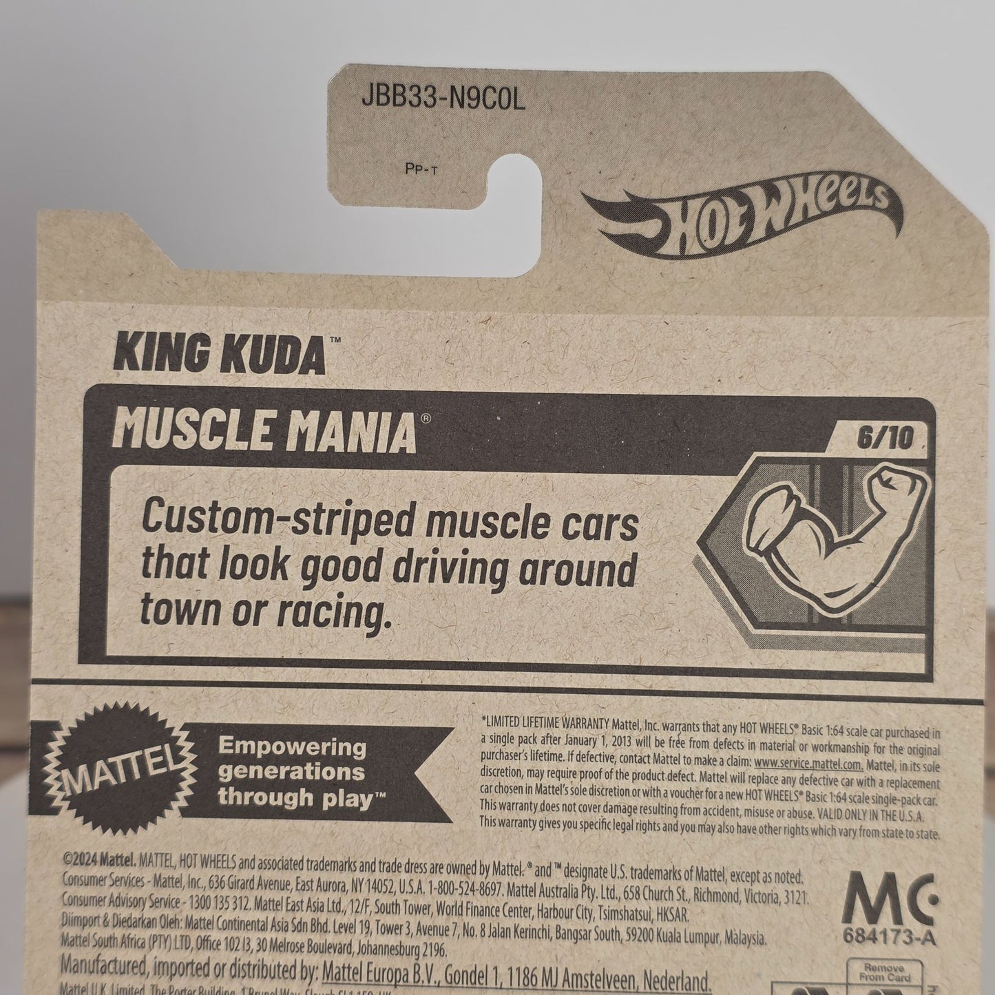 Hot Wheels King Kuda Muscle Mania 6/10 Die-Cast Car