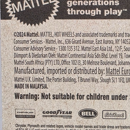 Hot Wheels King Kuda Muscle Mania 6/10 Die-Cast Car