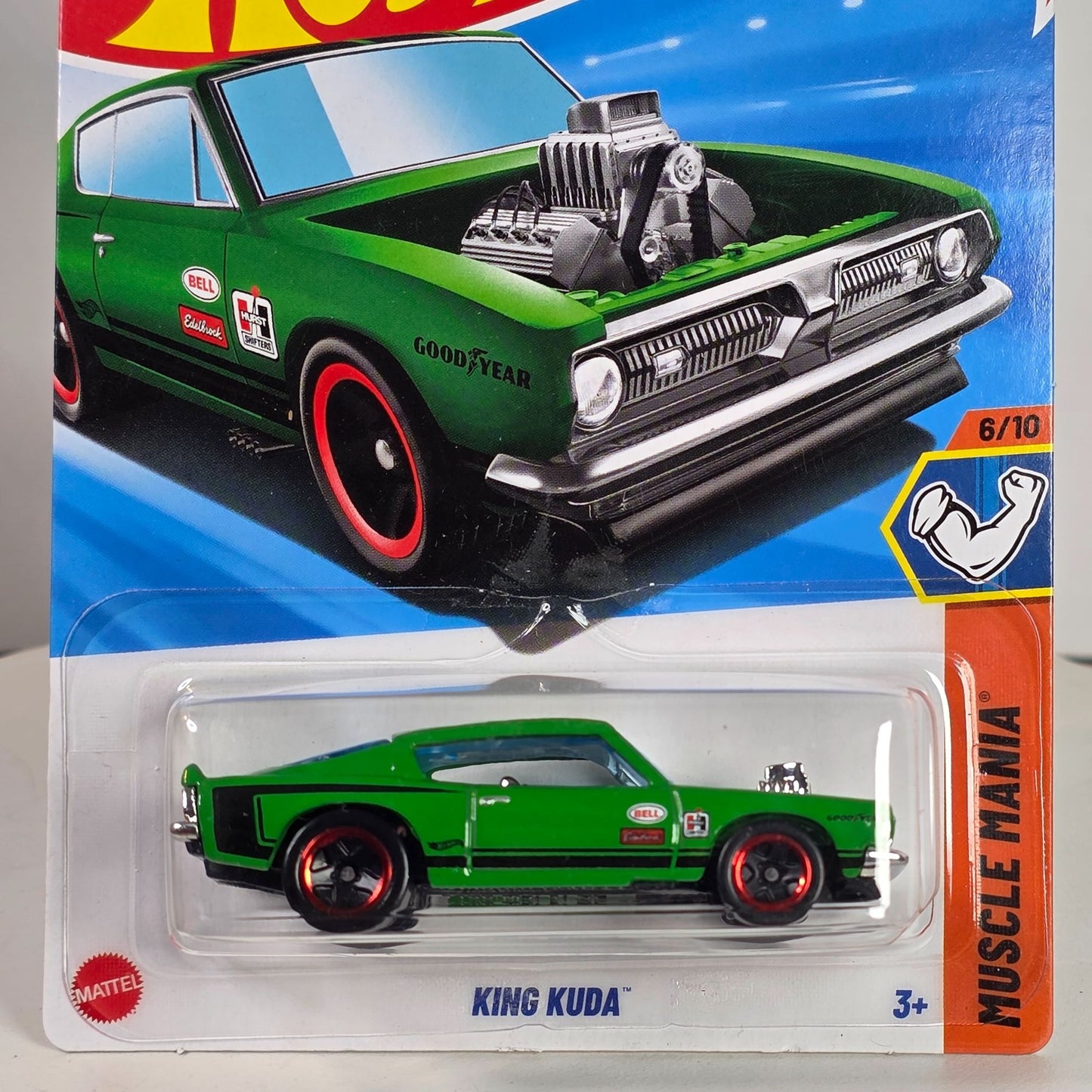 Hot Wheels King Kuda Muscle Mania 6/10 Die-Cast Car