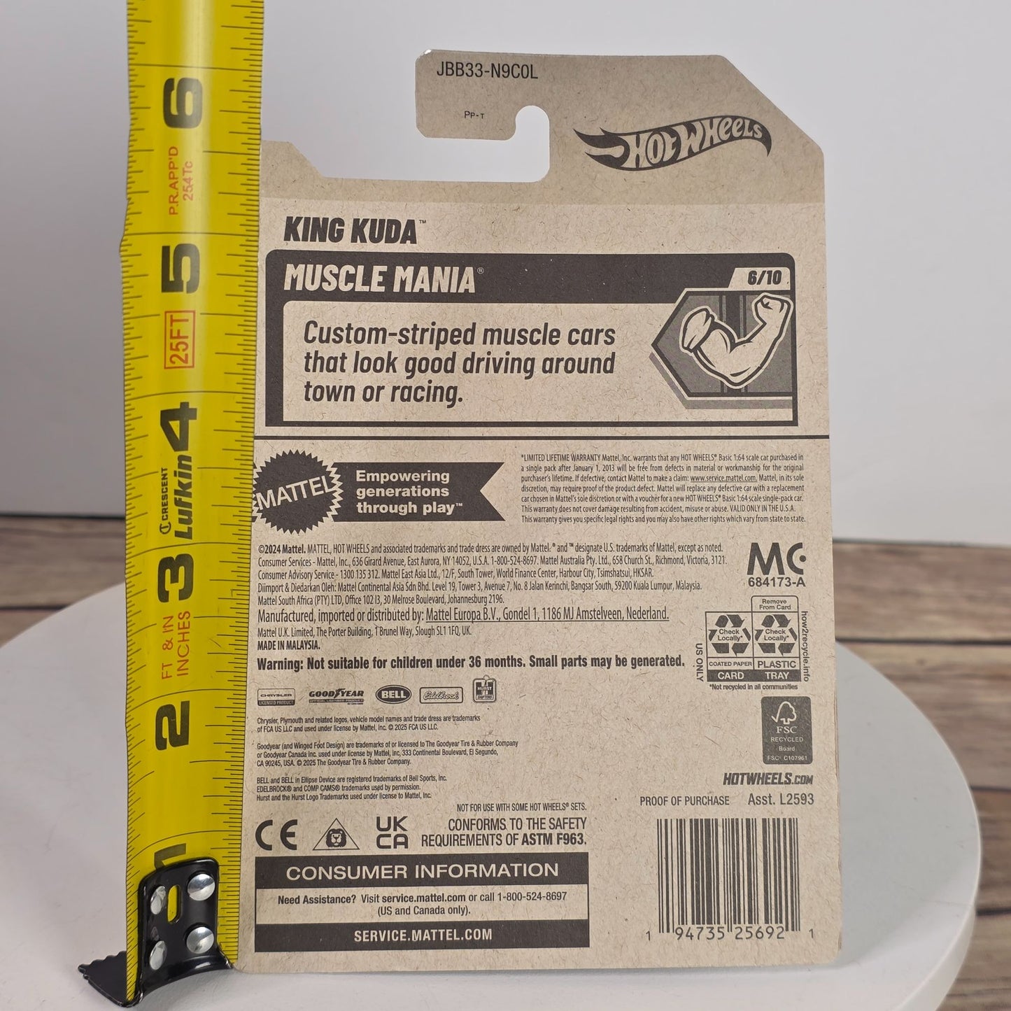 Hot Wheels King Kuda Muscle Mania 6/10 Die-Cast Car