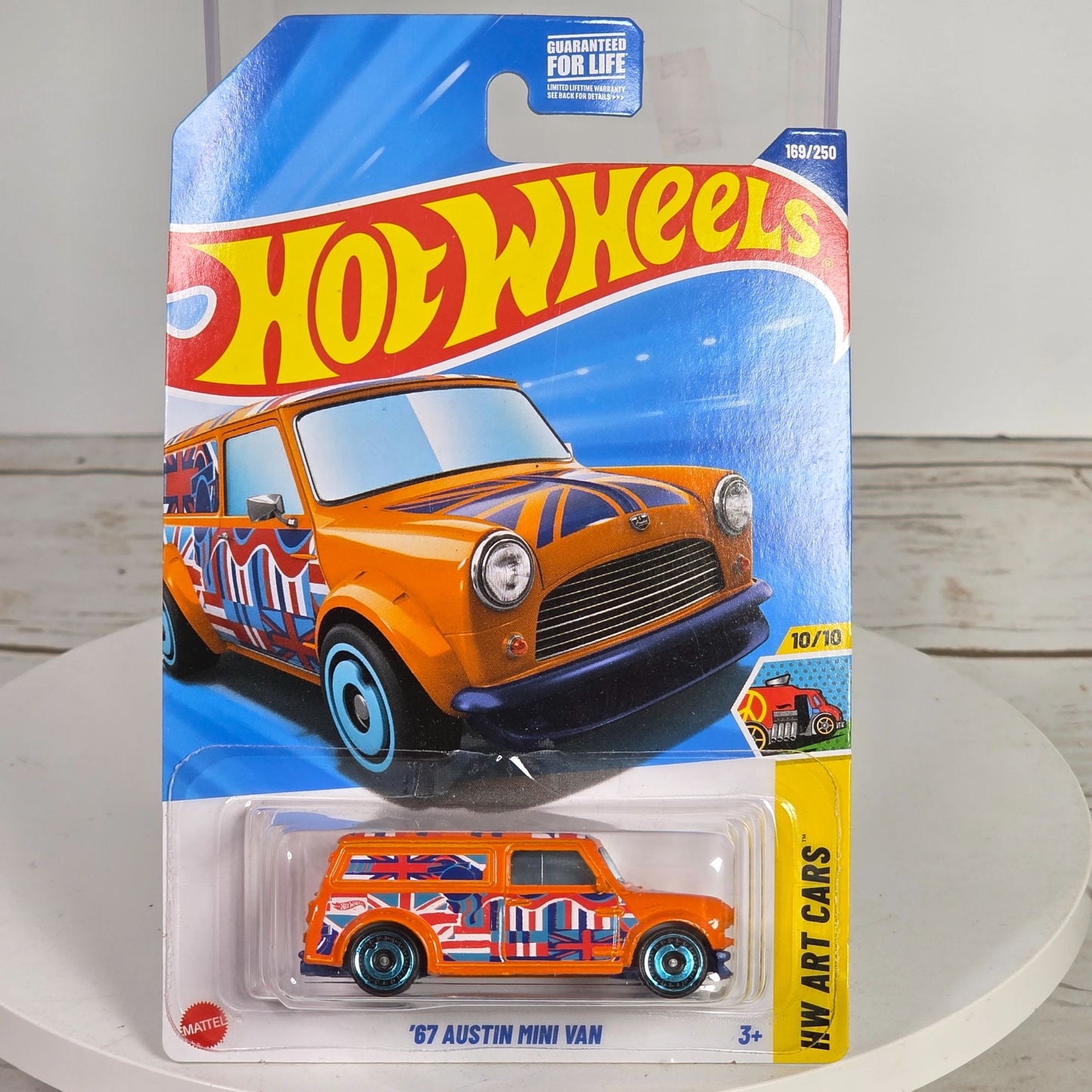 Hot Wheels 67 Austin Mini Van Die-Cast Car