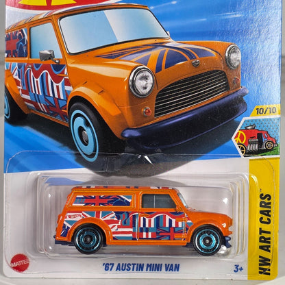 Hot Wheels 67 Austin Mini Van Die-Cast Car