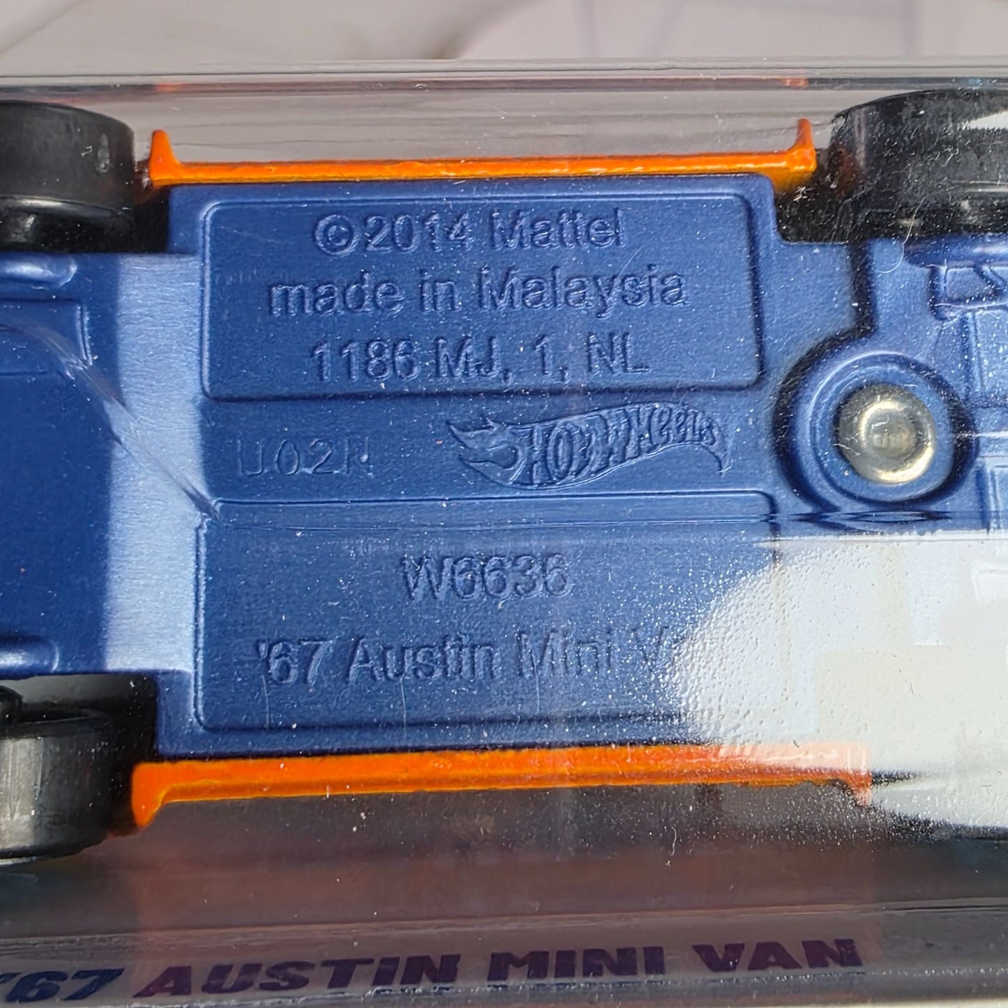 Hot Wheels 67 Austin Mini Van Die-Cast Car