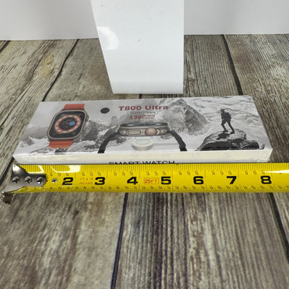 T800 Ultra Smartwatch Wireless Charging Bluetooth Waterproof Titanium Color Case