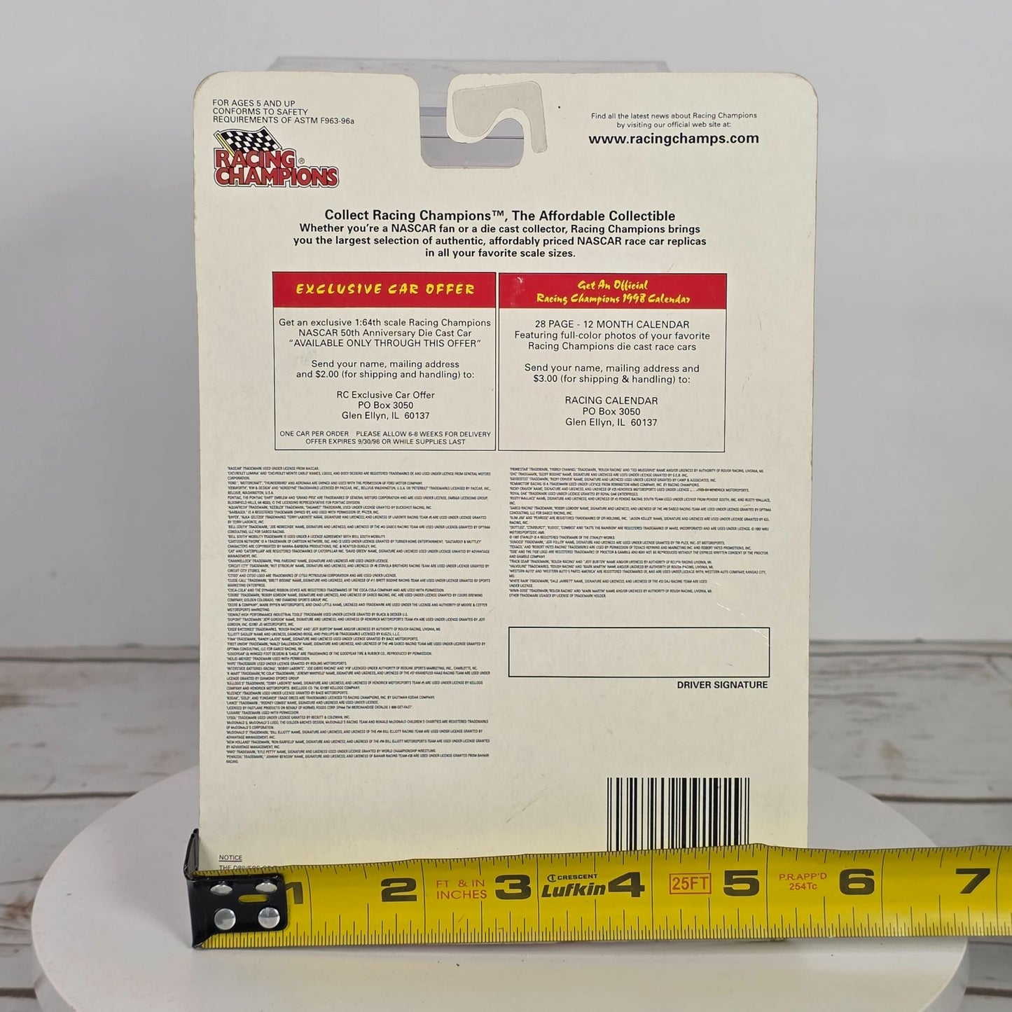 NASCAR 50th Anniversary Die Cast Replica 1:144 Scale Stock Car & Team Transporter - Kelloggs Racing Truck & Car Set