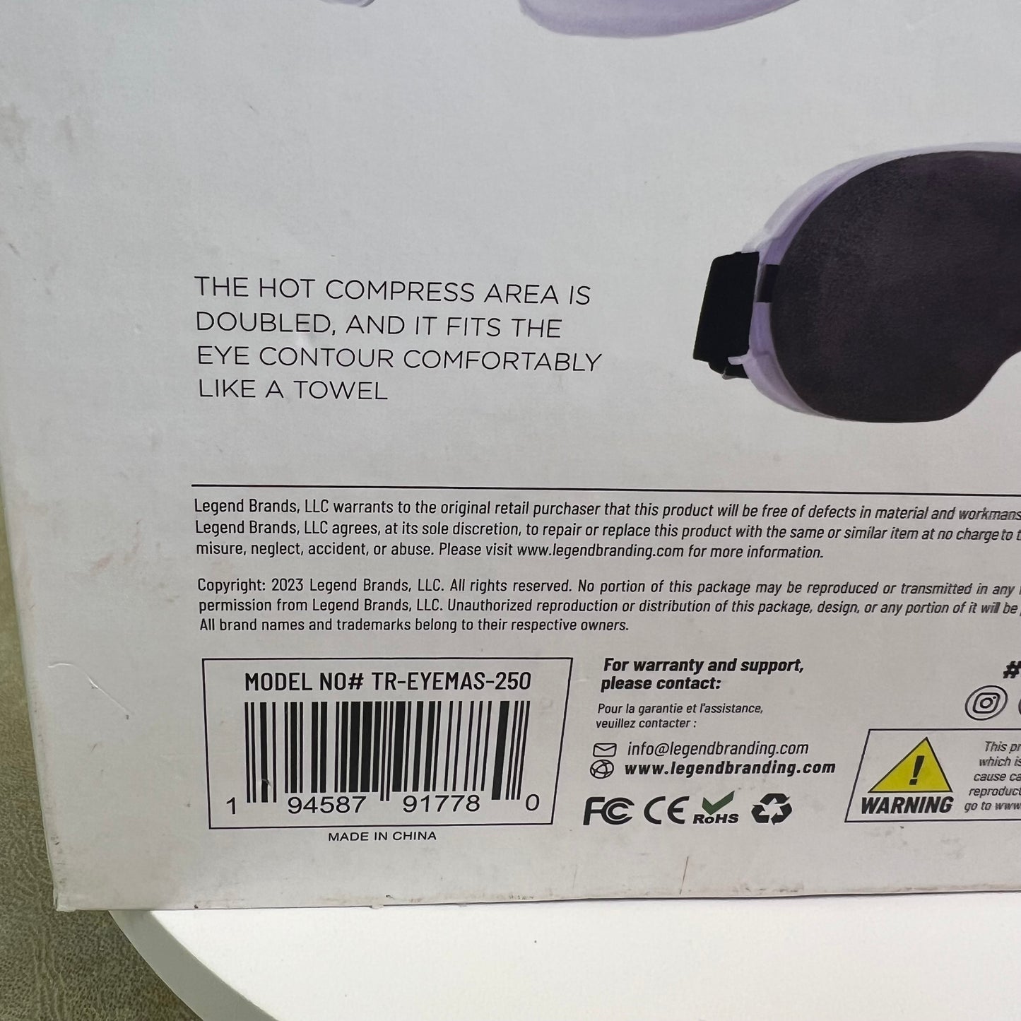 NIOB New TRAKK Eye Massager Heat 22 Magnets Relax