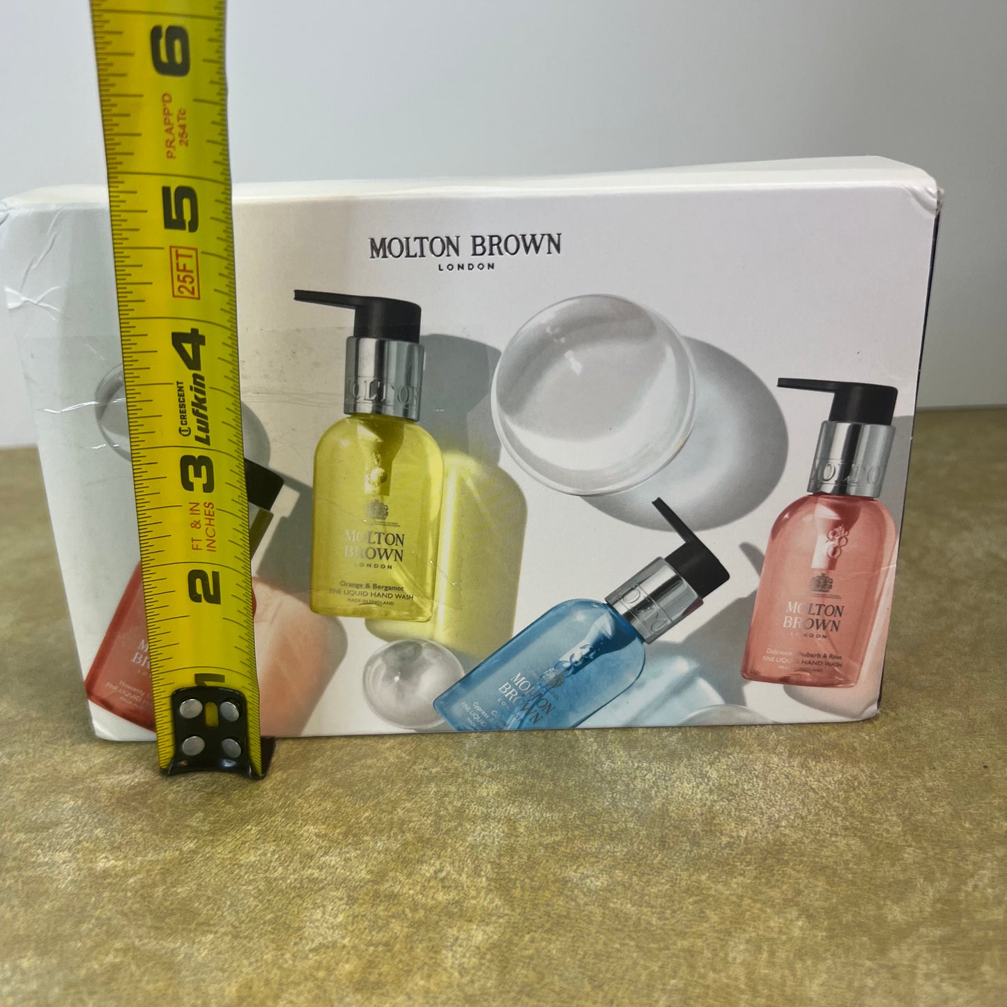 NIB New Molton Brown 4 x 3.3 oz. Floral & Marine Hand Gift Set Fine Liquid Hand Wash