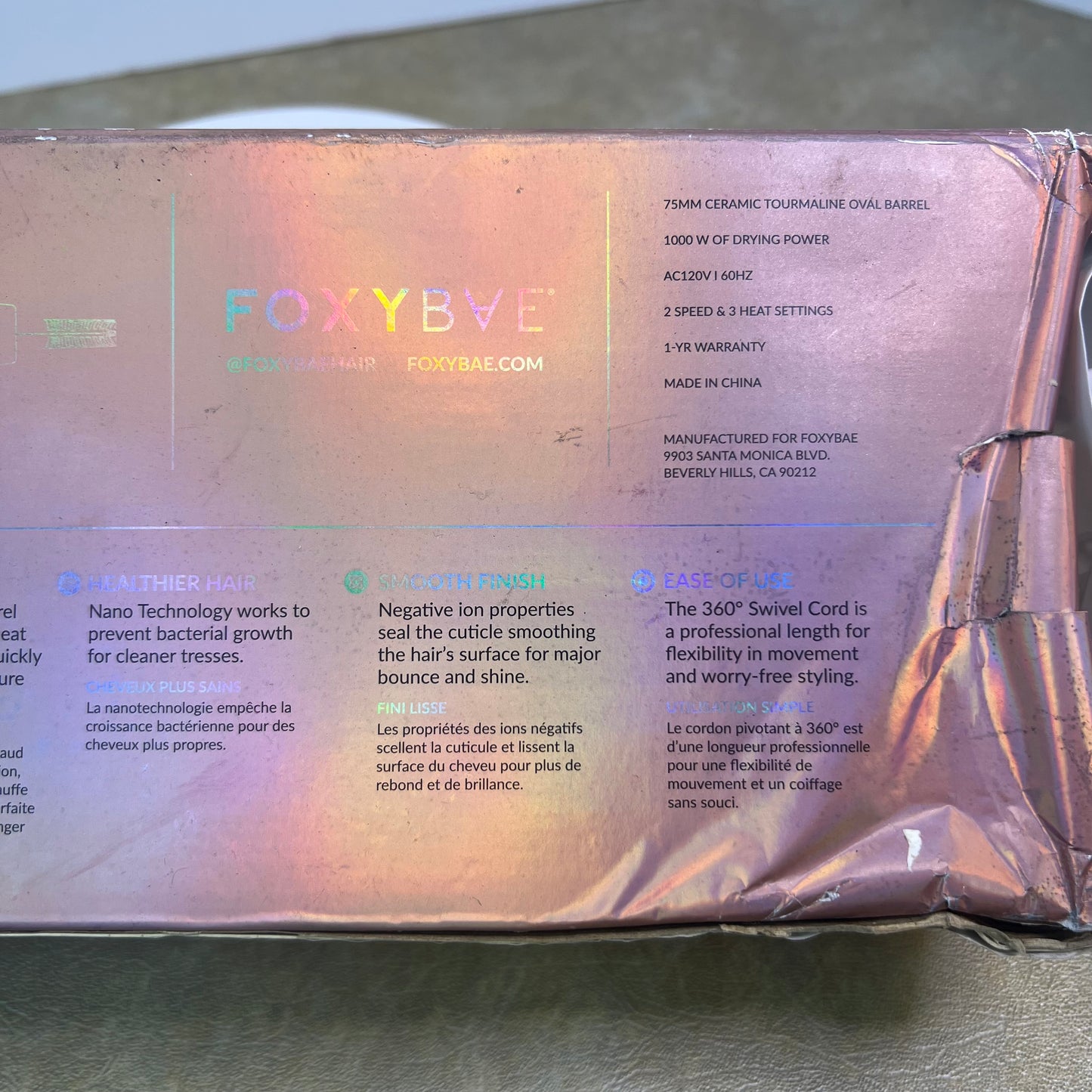 New FoxyBae Blushing Babe Hair  Blowout Brush