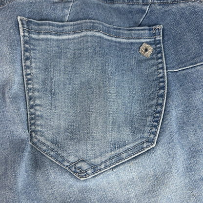 Democracy Womens "Ab"Solution 16WP Denim Shorts Light Wash Blue Jeans