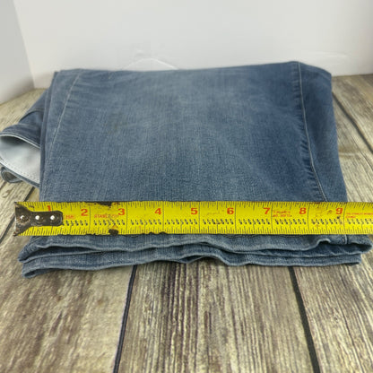 Democracy Womens "Ab"Solution 16WP Denim Shorts Light Wash Blue Jeans