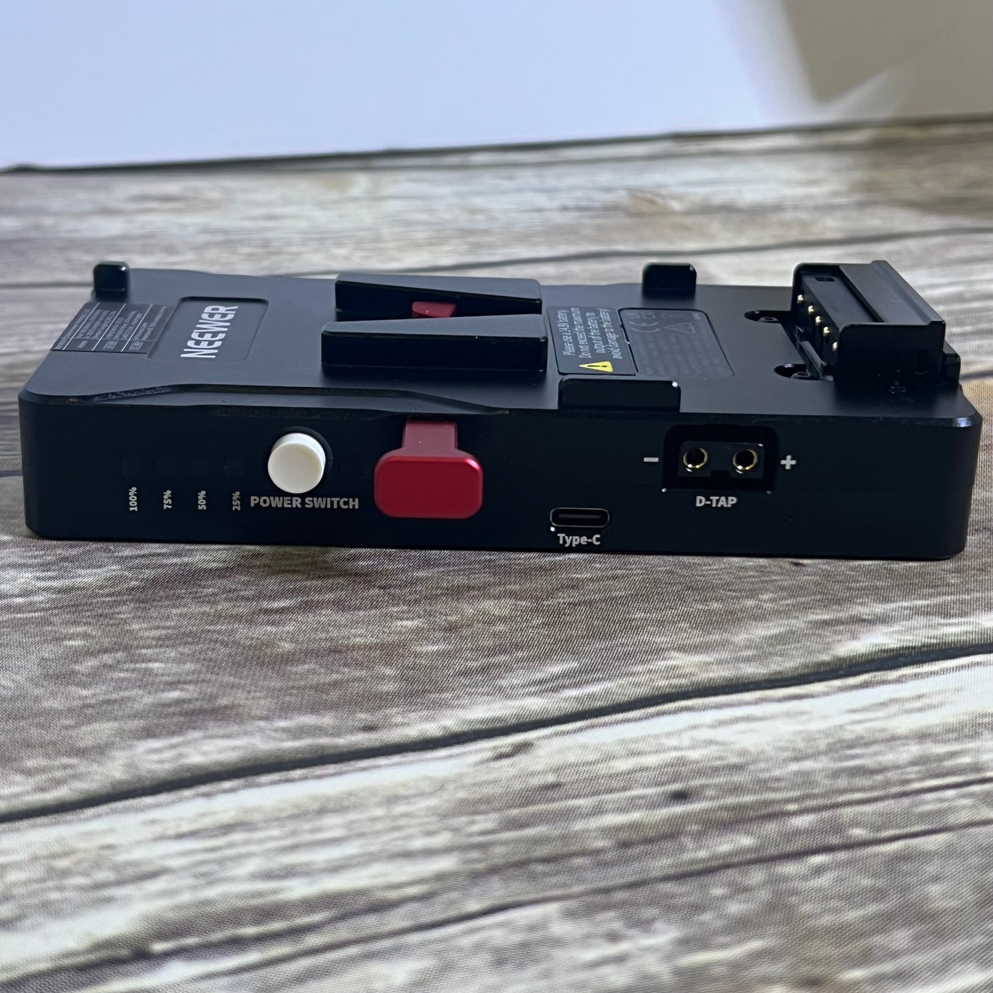 NIB New NEEWER VB-A1 V Mount Battery Adapter Plate 15mm Dual Rod Clamps SKU: 66603062