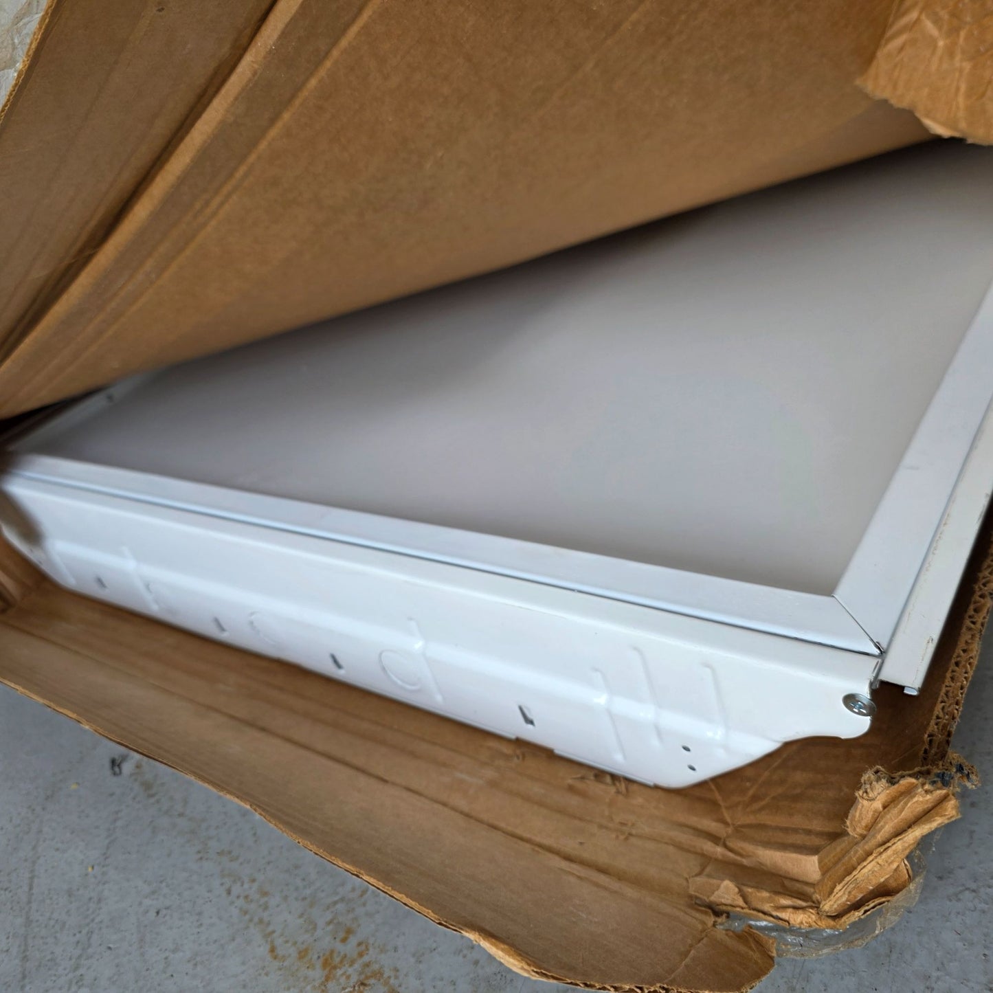 Lithonia Lighting 2x4 4-Lamp Multi-Volt Lay-In Troffer T8 MVOLT 120-277V