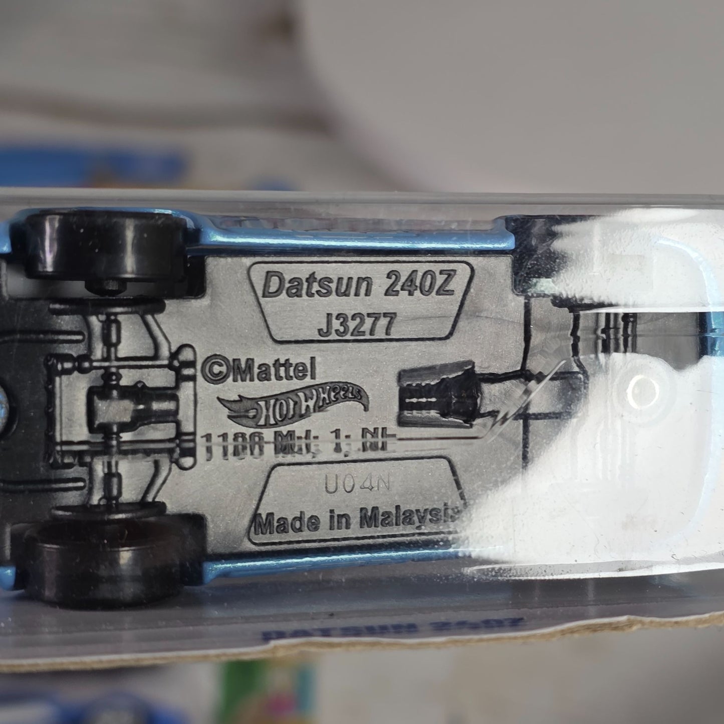 Hot Wheels Datsun 240Z Blue New Art Cars 62/250 Limited Edition Die-Cast Model