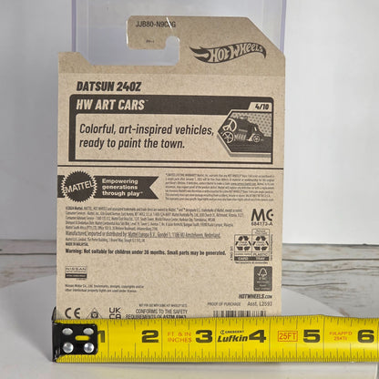 Hot Wheels Datsun 240Z Blue New Art Cars 62/250 Limited Edition Die-Cast Model