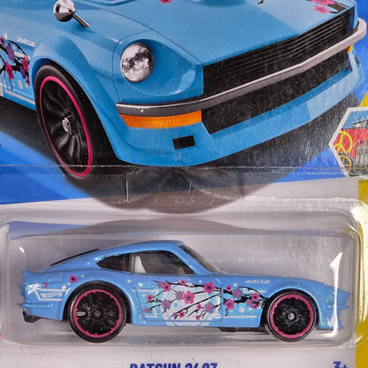Hot Wheels Datsun 240Z Blue New Art Cars 62/250 Limited Edition Die-Cast Model