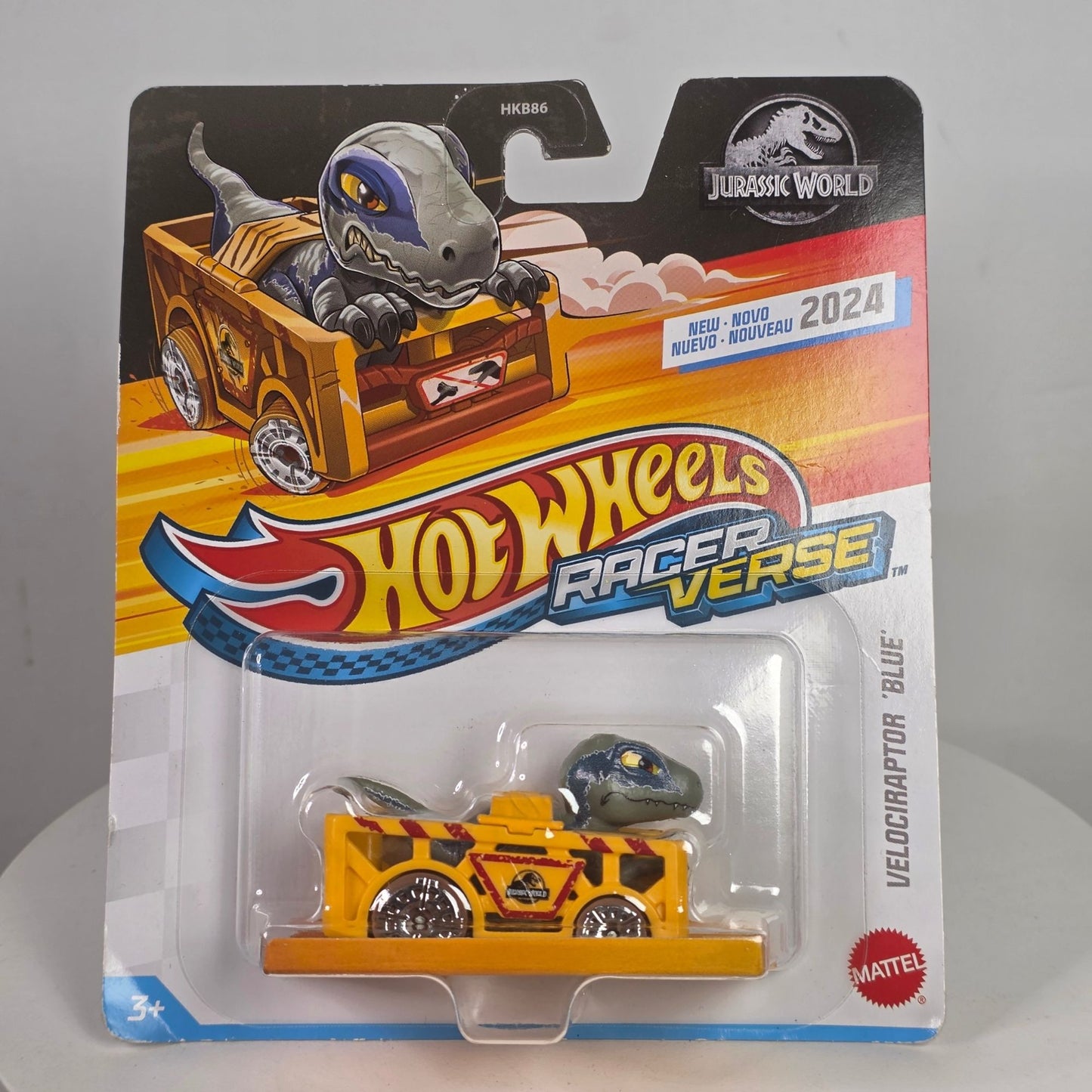 2024 Hot Wheels Racer Verse Jurassic World Velociraptor