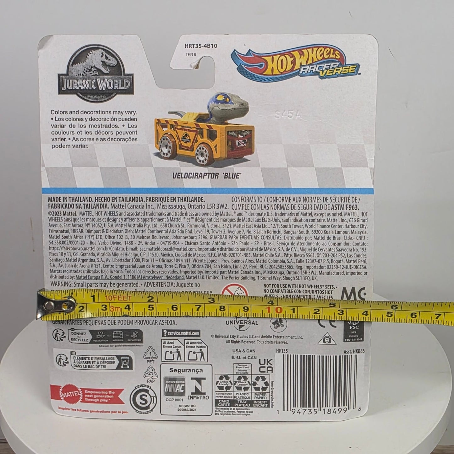 2024 Hot Wheels Racer Verse Jurassic World Velociraptor