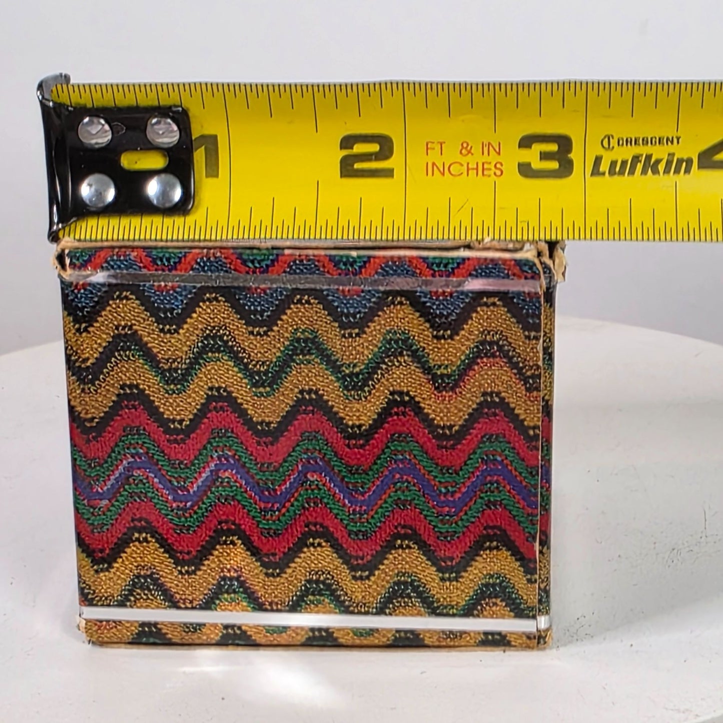 Missoni Les Chandelies Parfumees Zigzag Candles 2-Pack Rouge & Violette 1.2" Each One Candle Damaged