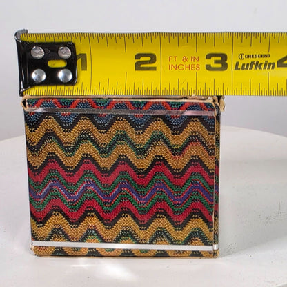 Missoni Les Chandelies Parfumees Zigzag Candles 2-Pack Rouge & Violette 1.2" Each One Candle Damaged