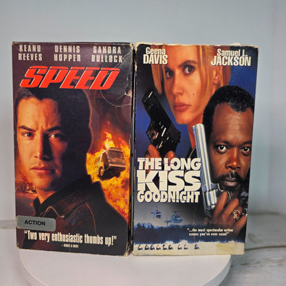 Vintage Action VHS Movie Lot - Die Hard 2 Above The Law Sneakers Total Recall & More