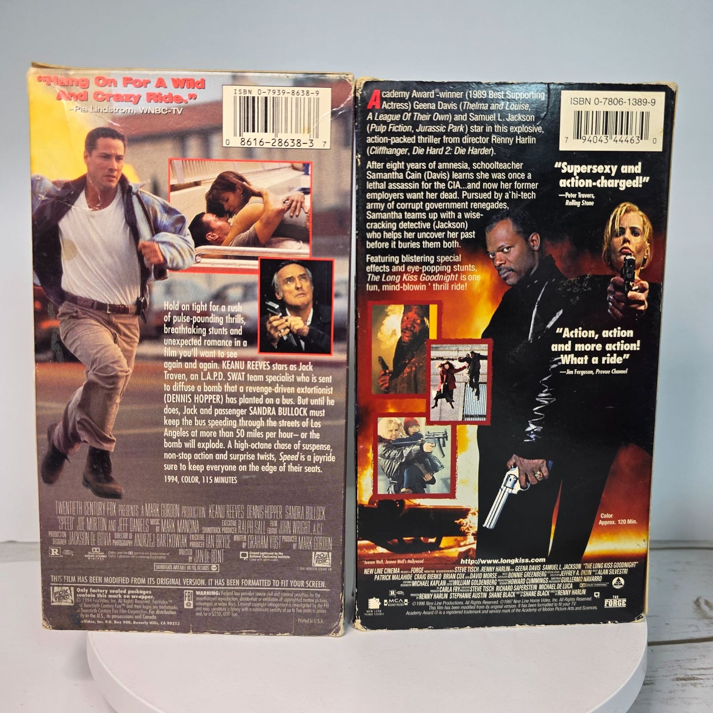 Vintage Action VHS Movie Lot - Die Hard 2 Above The Law Sneakers Total Recall & More