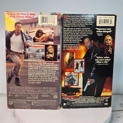 Vintage Action VHS Movie Lot - Die Hard 2 Above The Law Sneakers Total Recall & More